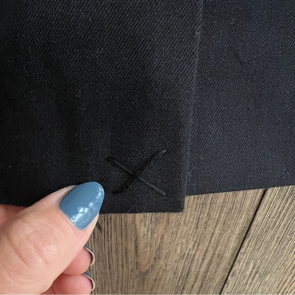 Current/Elliott Jacket Blazer Giraffe Trim Black Orange XS New - Picture 10 of 13